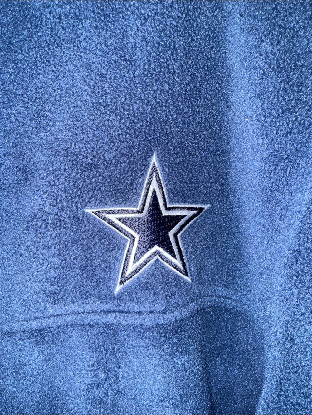 Columbia Dallas Cowboys Navy Blue Full‑Zip Fleece Jacket Men’s Size Large 🔥 G6